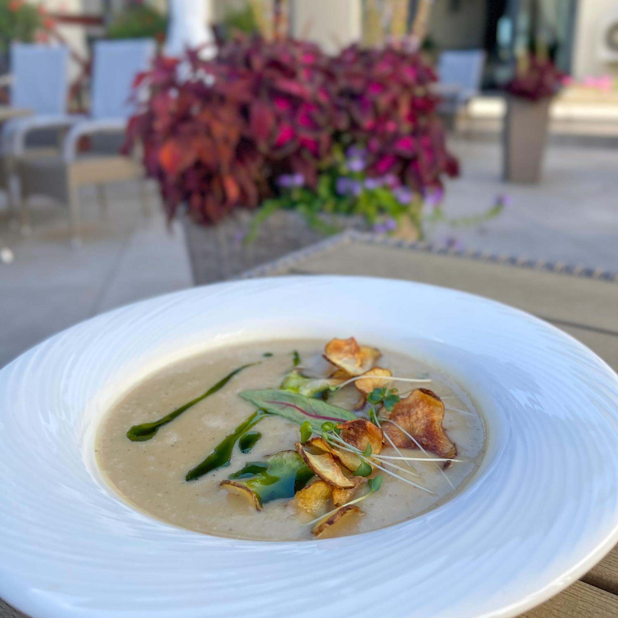 Boutique Odyseja & Spa Ciechocinek Buitenkant foto A bowl of mushroom soup